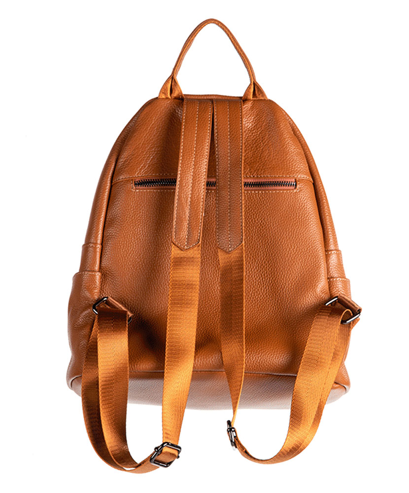Genuine Leather Front Pocket Backpack St. Jude Gift Shop